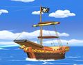 『スマブラX』の海賊船。